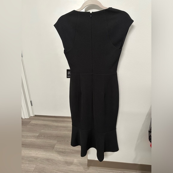 Express, Square Neck Peplum Midi Sheath Dress - Picture 4 of 6